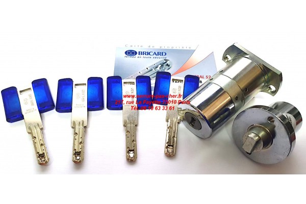 cylindre bricard chifral pour serrure bricard chifral